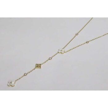 collection bijoux acier decollete plongeant fleur