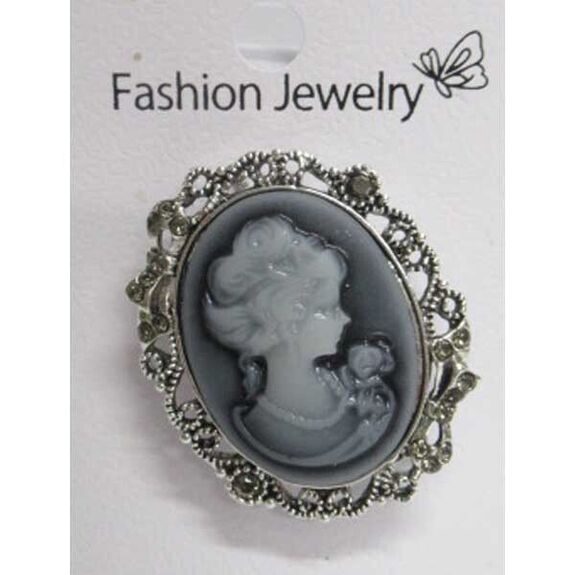 bijoux camée femme en broche