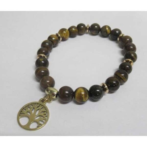 tree of life tiger eye bracelet