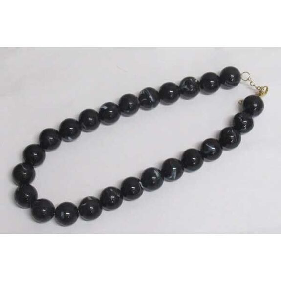 Black ball necklace jewelry