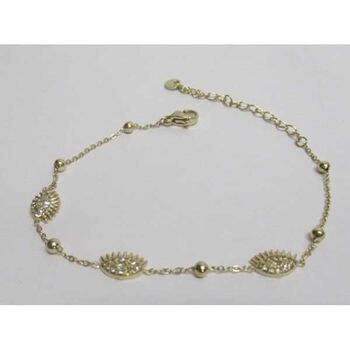 bijoux bracelet oeil strass breloques