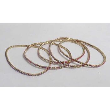 rhinestone bracelet pack of 5
