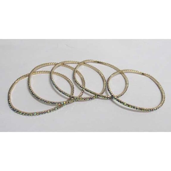 bijoux strass eclat bracelet lot de 5