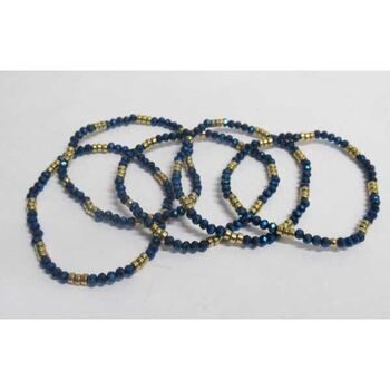 hard blue pearl jewelry bracelet