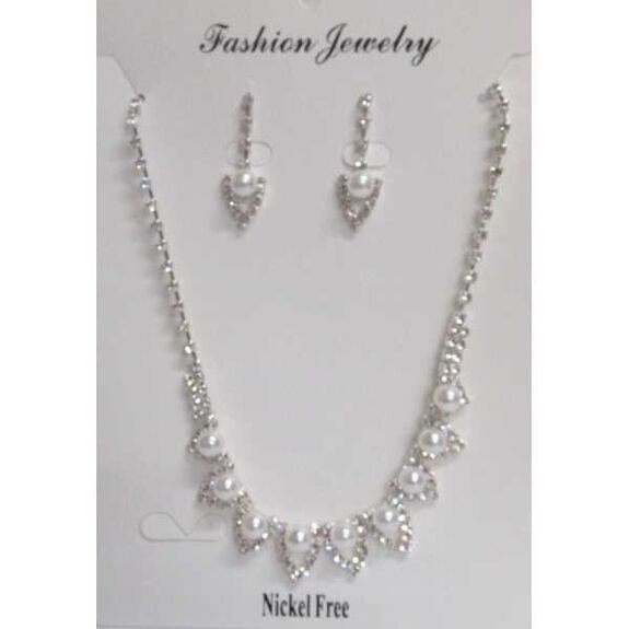 parure strass perle mariage