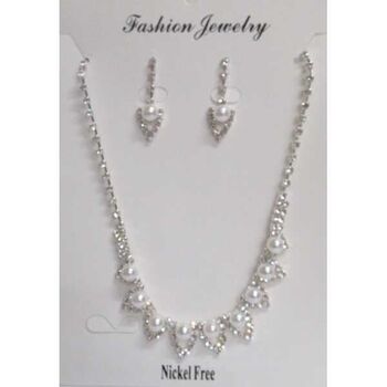 parure strass perle mariage