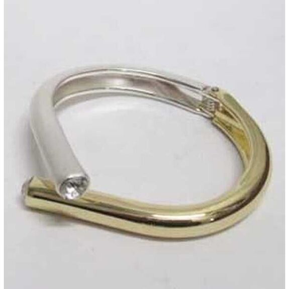 bracelet bicolore bout cristal