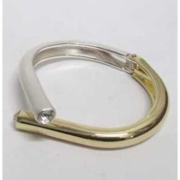 bracelet bicolore bout cristal