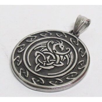 pendentif nordique marteau viking acier inoxydable