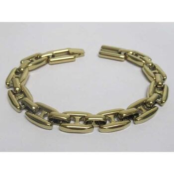 men's gold link bracelet