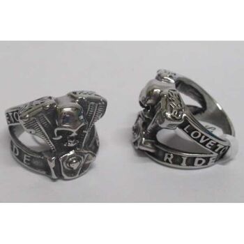 bague moteur tete de mort