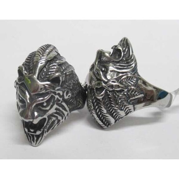 lion head mane ring jewelry