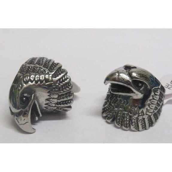 eagle in men's steel ring