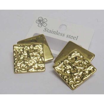 boucles d'oreilles bijoux Samara acier inoxydable