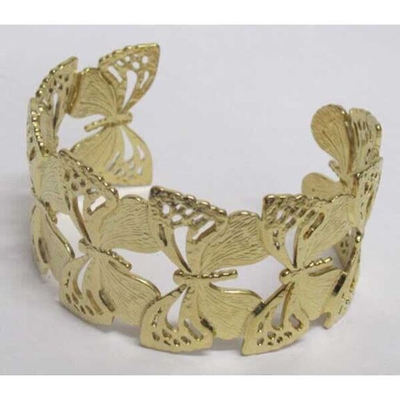 bracelet acier papillon ouvert