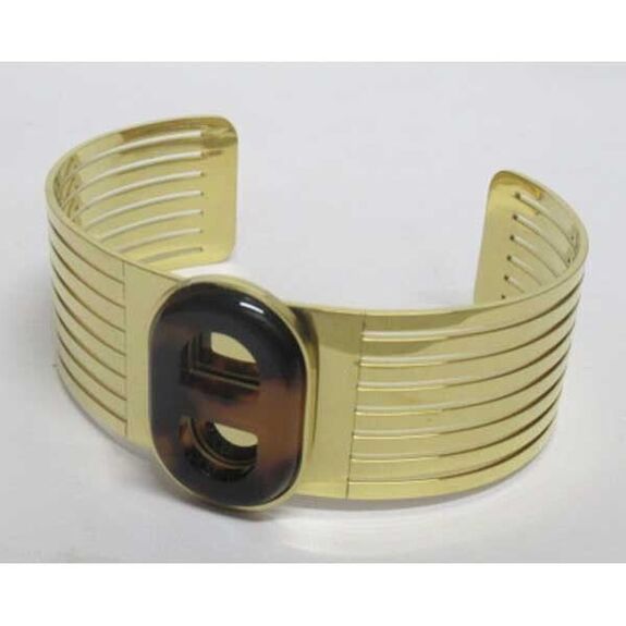 bracelet jonc panthere acier