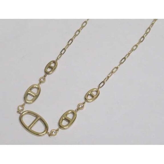 pendentif maillon acier