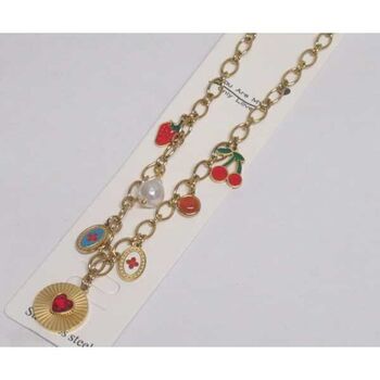 bijoux pendentif fruits en acier