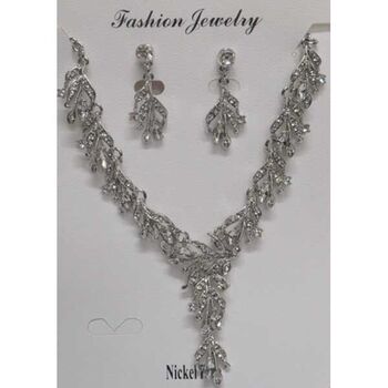 bijoux forêt cristal collier boucle oreille