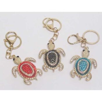Porte clé tortue de mer qui rampe