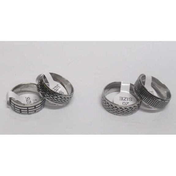 steel ring man various designs