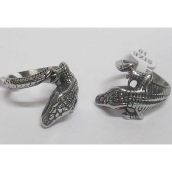 bague bijoux crocodile