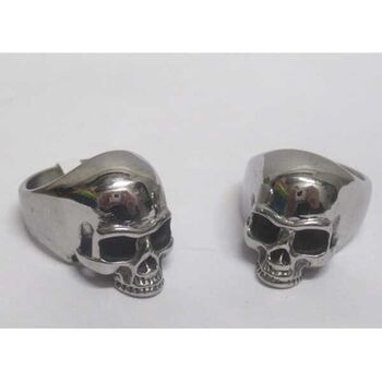 bijoux bague homme crane