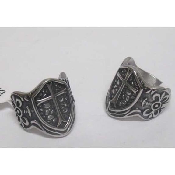 Templar ring cross shield