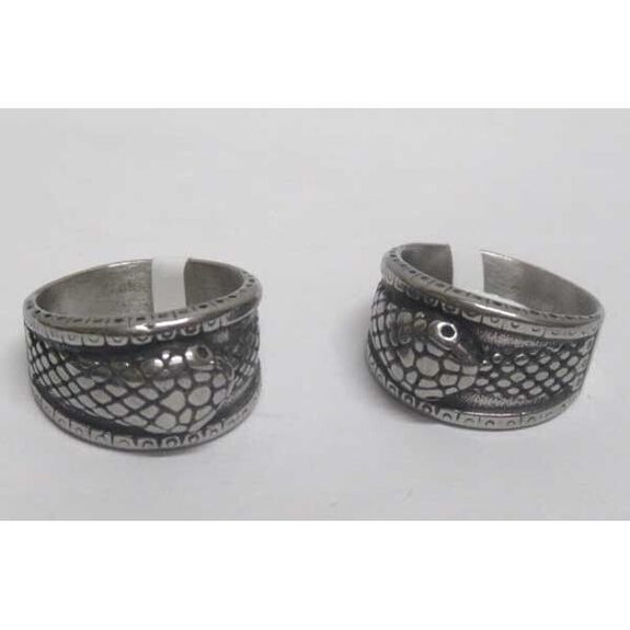 coiled snake ring