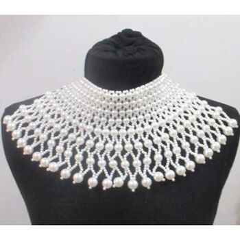 bijoux collier rivière perles