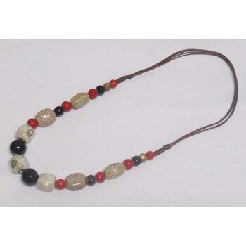 ceramic jewelry short necklace