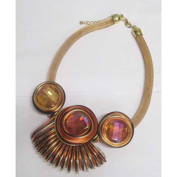 crystal circle jewelry and razor wires