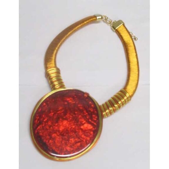 bijoux galette rouge