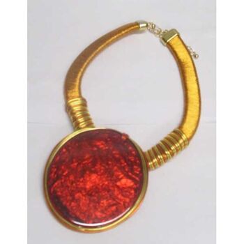 bijoux galette rouge
