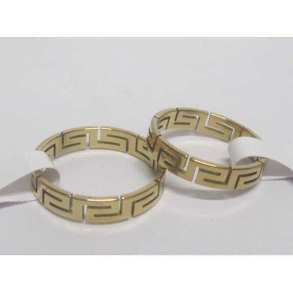 bague muraille acier doré