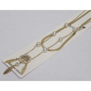 double chain tree of life dreamcatcher jewelry in steel