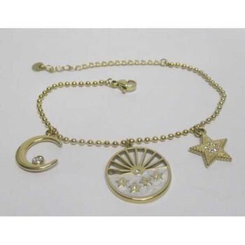 bracelet jewelry moon galaxy stars steel