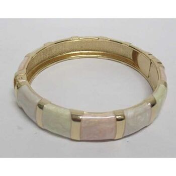bracelet tons rose beige traits doré