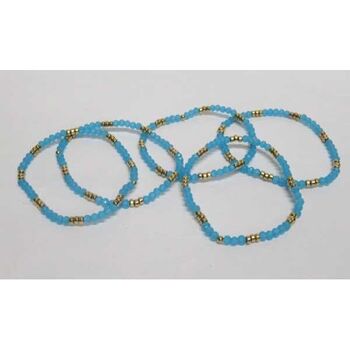 sky blue pearl jewelry bracelet