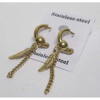 créole acier doré plume