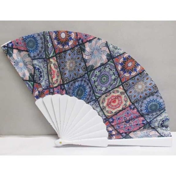 mandala themed fan