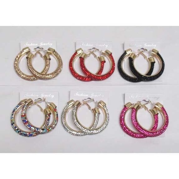 Petites boucle creole fantaisie paillette 1er prix