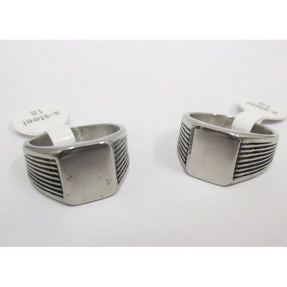 simple signet ring steel