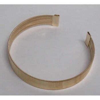 collier ras de cou en dore