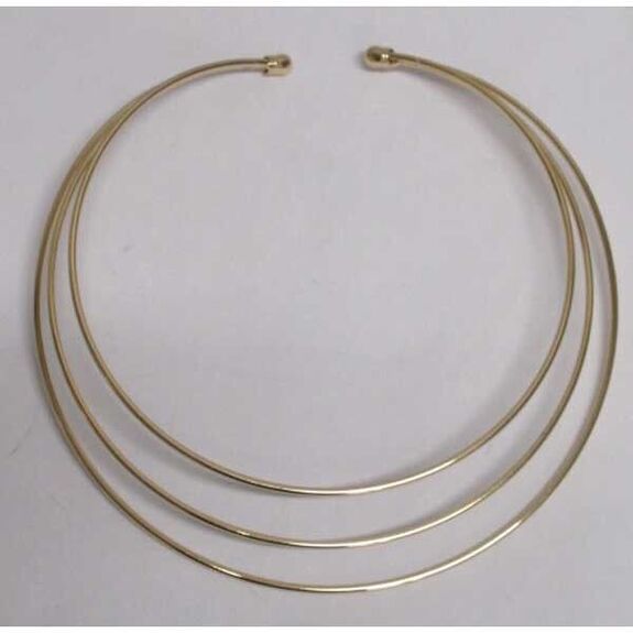 collier ethnique doré