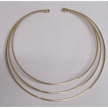 collier ethnique doré