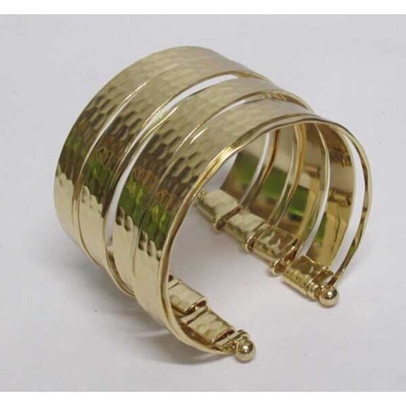 bracelet or jonc courbes