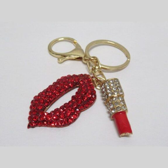 bijoux de sac bouche rouge a levre