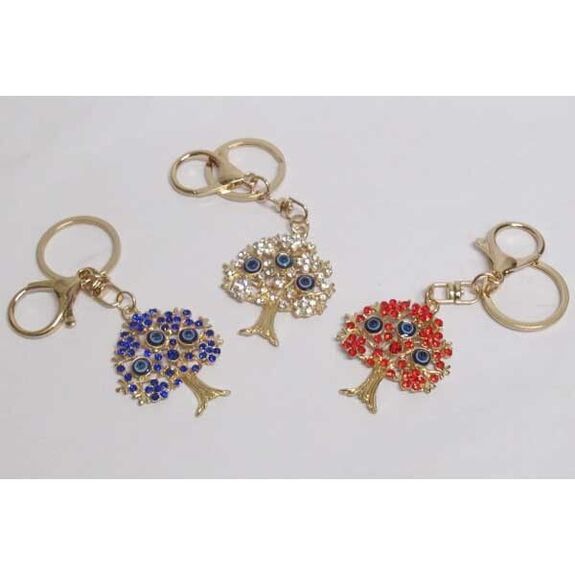 blue eye tree of life bag jewelry