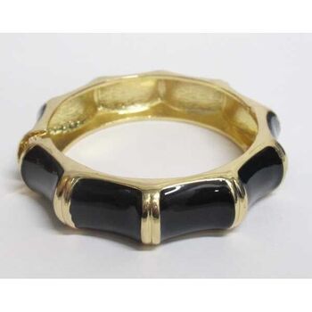 black enamel bangle jewelry